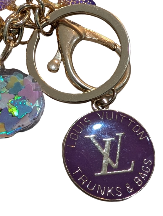 Authentic Louis Vuitton Trunks & Bags Charm, Dark purple - Picture 8 of 10